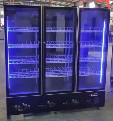 空気冷蔵 ガラスドア 垂直 飲料 ビール ワイン 冷蔵庫 キャビネット チラー