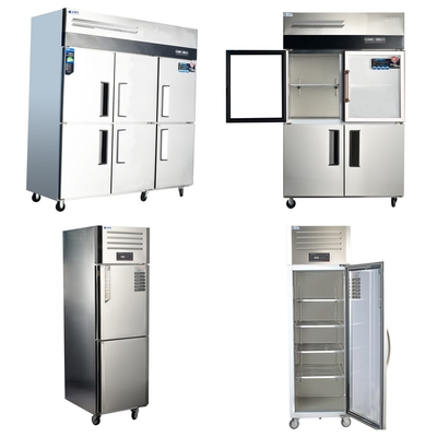 フルセット キッチン機器 垂直冷蔵庫冷凍庫付き商用冷蔵庫/冷凍庫