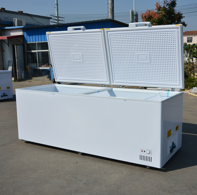 顧客国 標準 プラグ 大容量 水平型 双ドア チェスト フリーザー