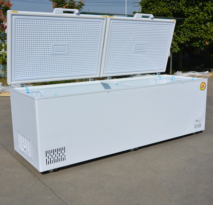 398L~1298L水平冷凍庫 冷蔵庫 素敵な2ドアホワイトアイスクリーム冷凍庫