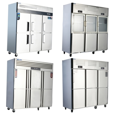 耐久性ステンレス鋼 220V-240V/110V/60HZ の商業用キッチン冷蔵庫
